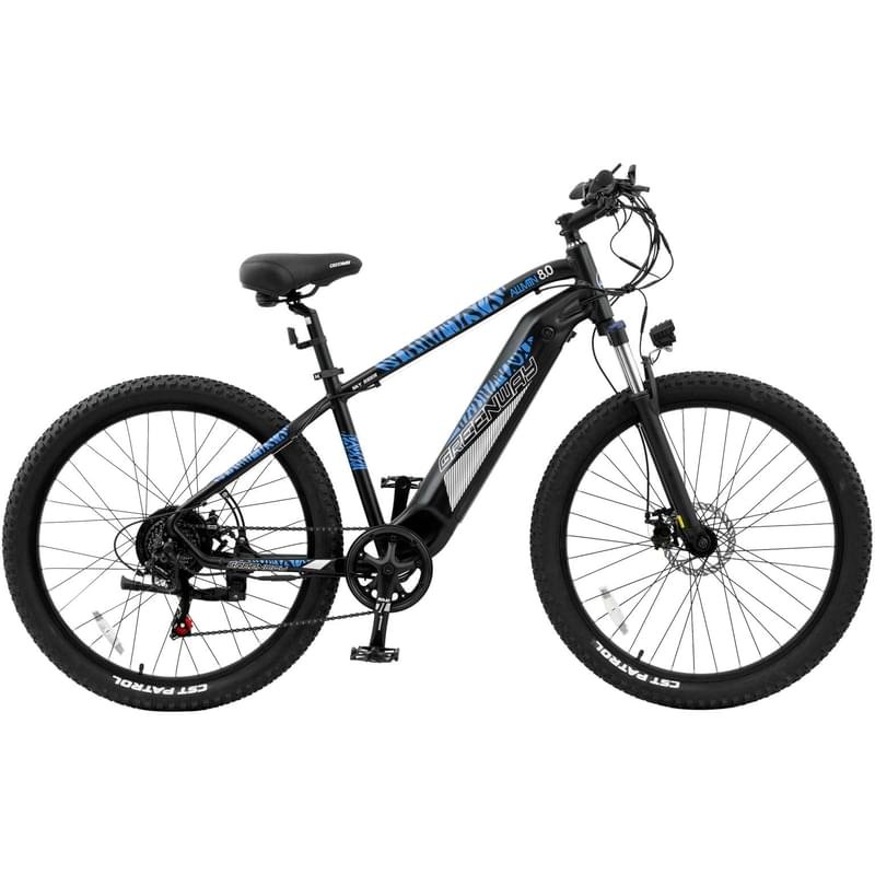 Электровелосипед Greenway 350W, 36V/10.40AH LG, 27,5" Black/Blue (27DT231) - фото #0