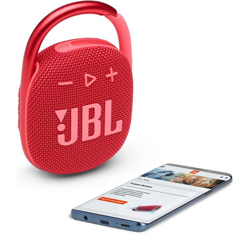 Колонки Bluetooth JBL Clip 4, Red (JBLCLIP4RED) - фото #8