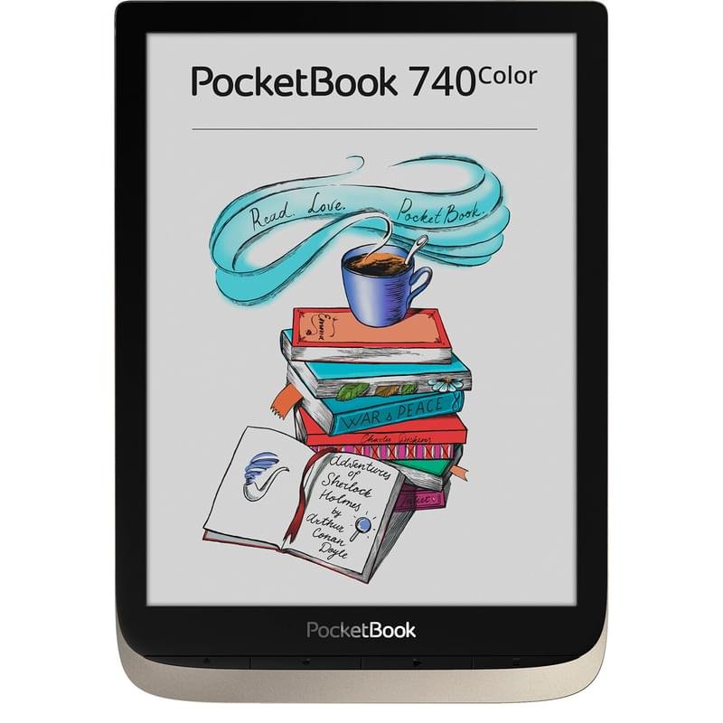 Электронная книга 7,8" PocketBook Color PB741 Moon Silver - фото #0