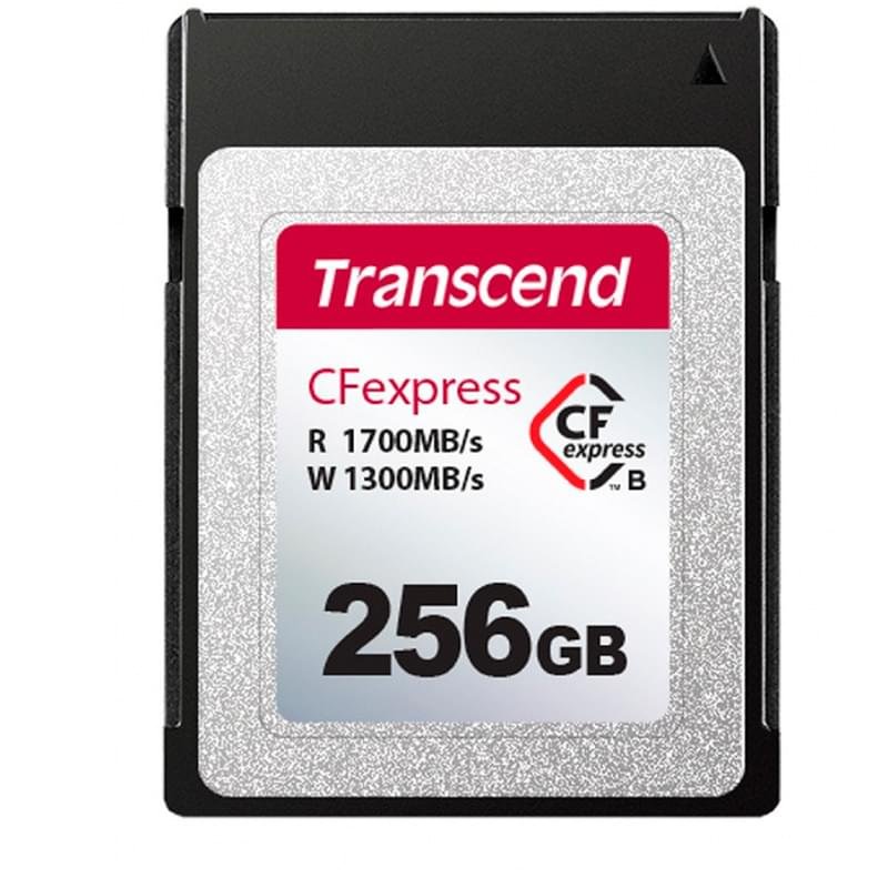 Карта памяти CFexpress 256GB Transcend, RW 1700/1300 MB/s, Type-B (TS256GCFE820) - фото #0