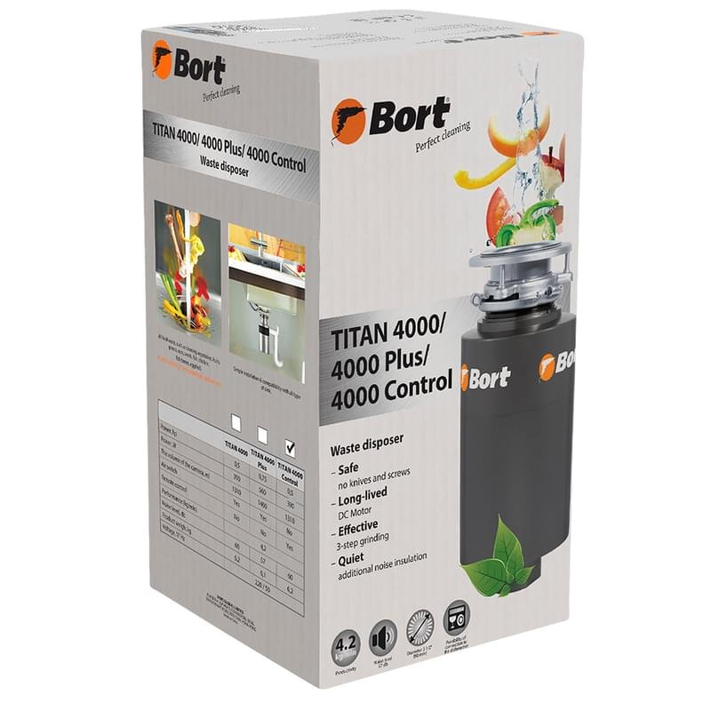 Измельчитель пищевых отходов Bort TITAN 4000 (Control) - фото #5