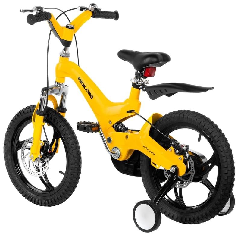 Велосипед Miqilong Детский JZB Желтый 16 - фото #3