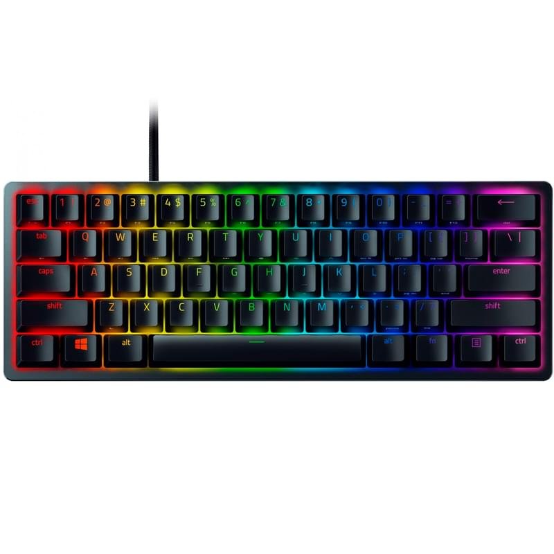Игровая клавиатура Razer Huntsman Mini - Purple Switch, Black (RZ03-03391500-R3R1) - фото #0