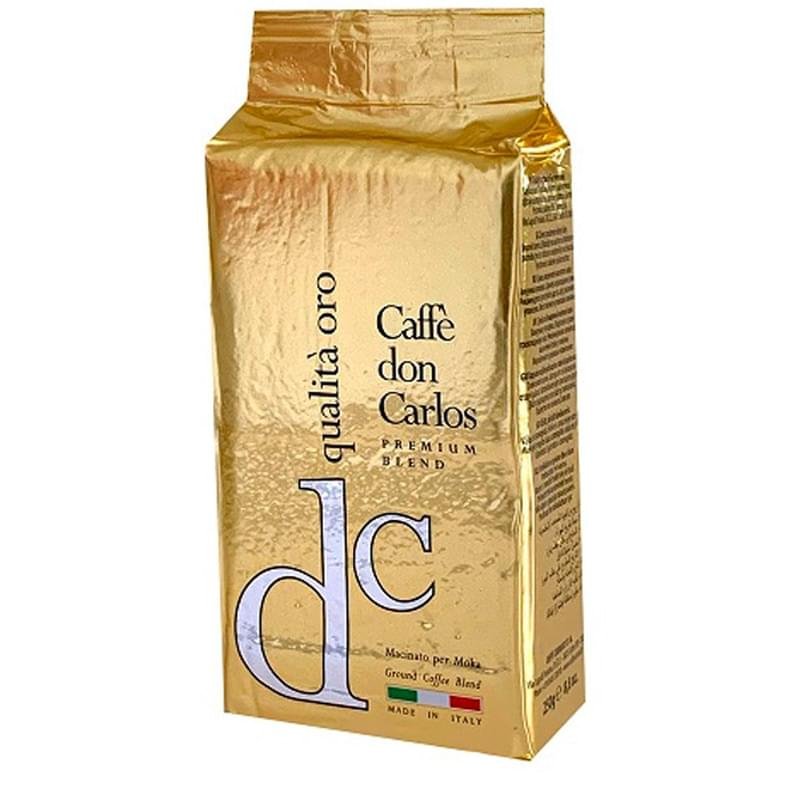 Кофе Carraro Don Carlos Qualita Oro, молотый 250 г, 5659 - фото #0