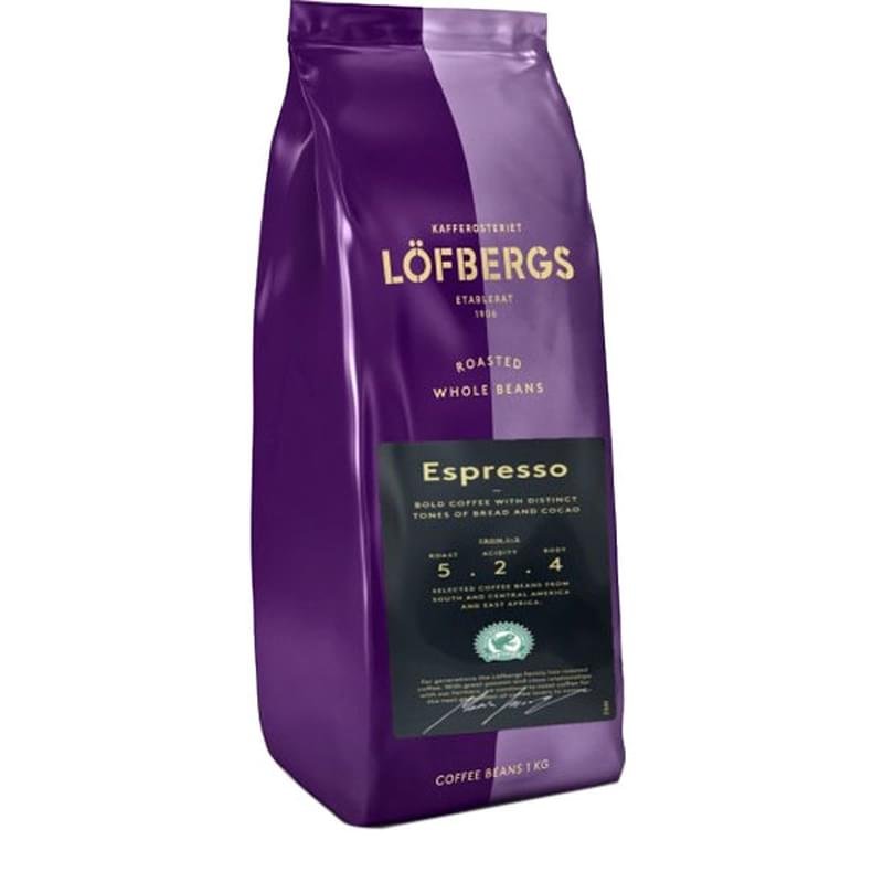 Кофе Lofbergs Espresso, зерно 400 г, 5776 - фото #0