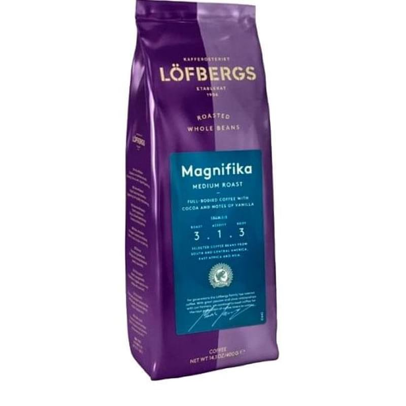 Кофе Lofbergs Magnifika, зерно 400 г, 5778 - фото #0