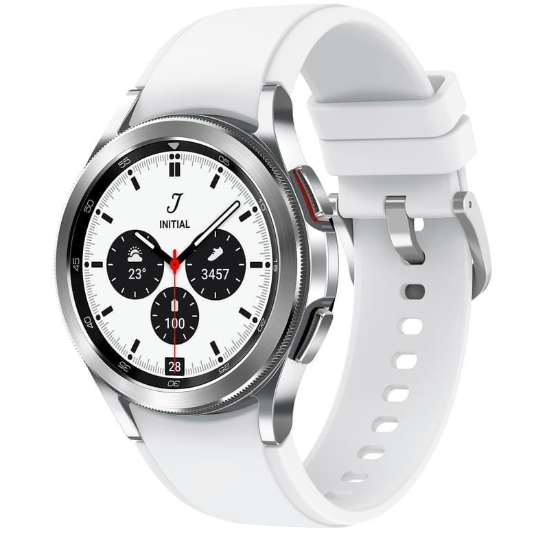 Смарт часы Samsung Galaxy Watch4 Classic 42mm, Silver (SM-R880NZSACIS) - фото #0