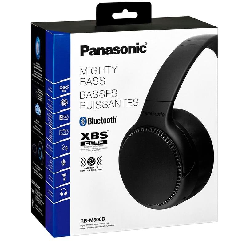 Наушники Накладные Panasonic Bluetooth RB-M700BGE-K, Black - фото #6