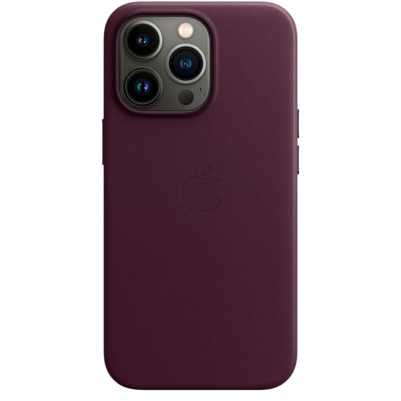 Чехол для iPhone 13 Pro, Leather Case with MagSafe, Dark Cherry (MM1A3ZM/A) - фото #0