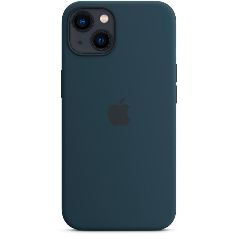 Чехол для iPhone 13, Silicone Case with MagSafe, Abyss Blue (MM293ZM/A) - фото #1
