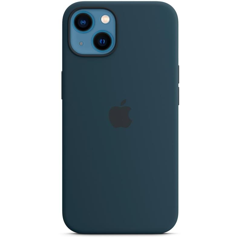 Чехол для iPhone 13, Silicone Case with MagSafe, Abyss Blue (MM293ZM/A) - фото #2