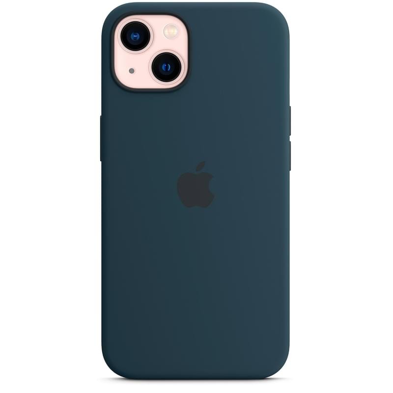 Чехол для iPhone 13, Silicone Case with MagSafe, Abyss Blue (MM293ZM/A) - фото #3