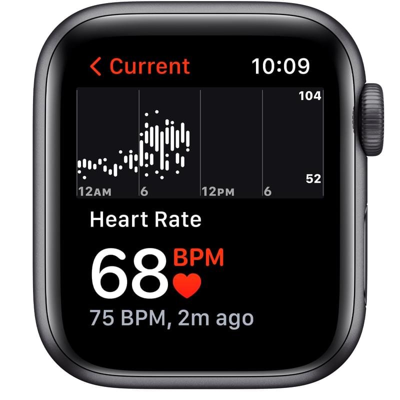 Смарт часы Apple Watch SE GPS, 40mm Space Gray Aluminium Case with Midnight Sport Band (MKQ13GK/A) - фото #3