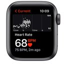 Смарт часы Apple Watch SE GPS, 44mm Space Gray Aluminium Case with Midnight Sport Band (MKQ63GK/A) - фото #4