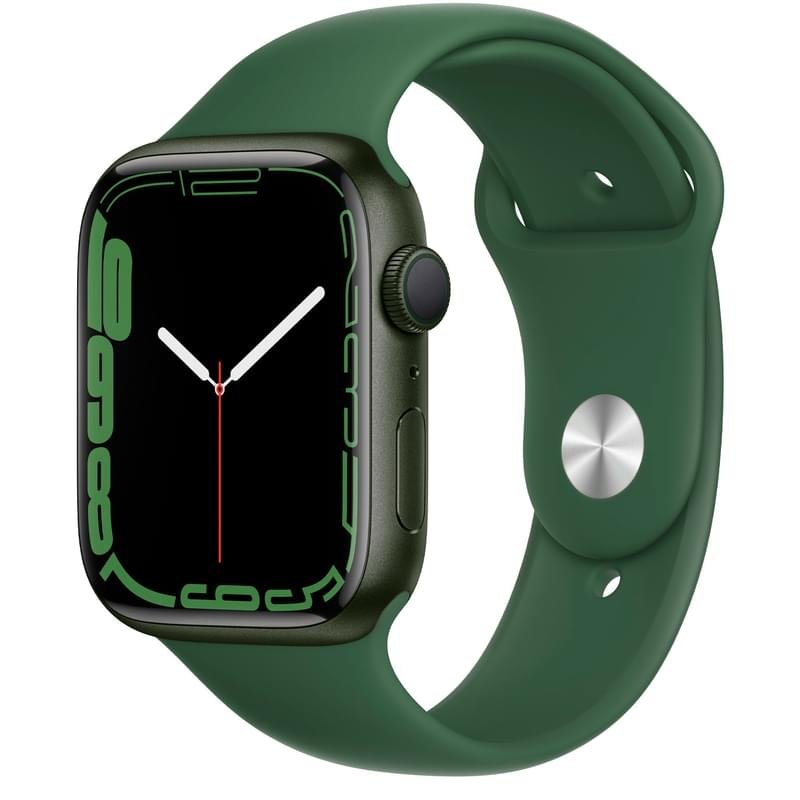 Смарт часы Apple Watch Series 7 GPS, 41mm Green Aluminium Case with Clover Sport Band - фото #0