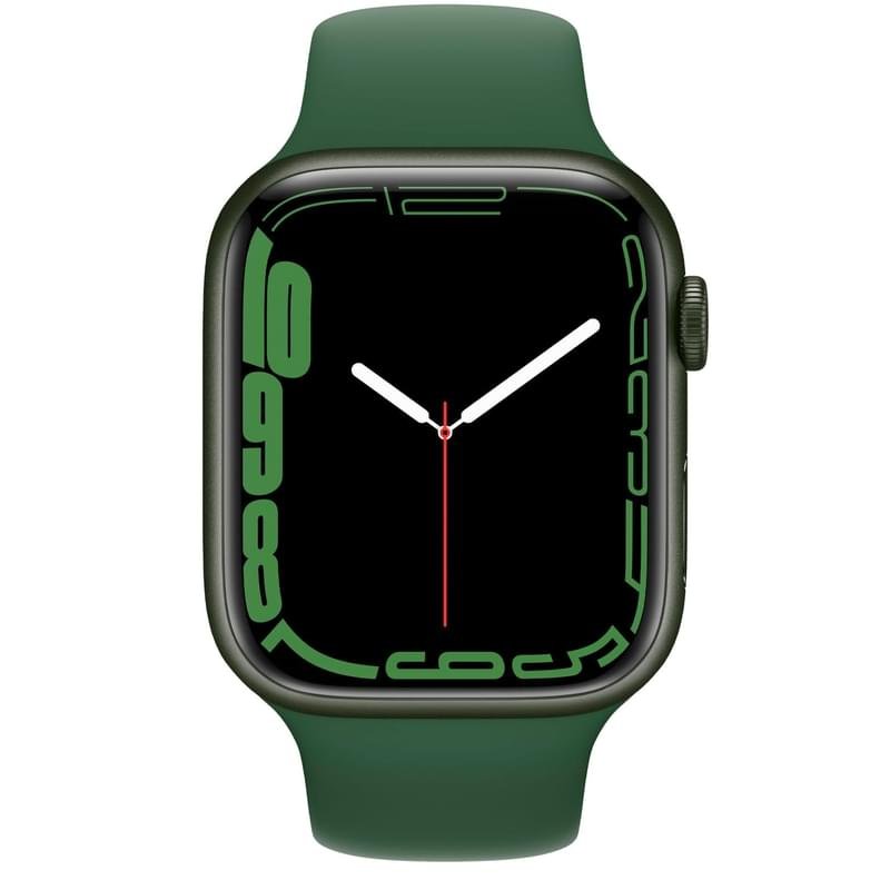Смарт часы Apple Watch Series 7 GPS, 41mm Green Aluminium Case with Clover Sport Band - фото #1