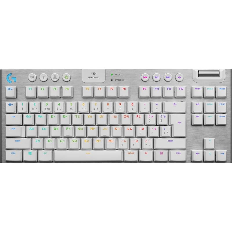 Игровая клавиатура беспроводная Logitech G915 TKL, White (920-010117) - фото #0