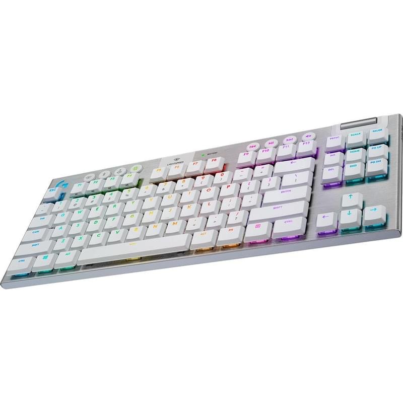 Игровая клавиатура беспроводная Logitech G915 TKL, White (920-010117) - фото #3