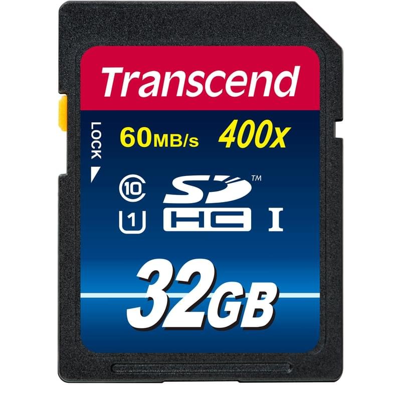 Карта памяти Secure Digital 32GB Transcend UHS-I 45MB/s, Class 10 (TS32GSDU1) - фото #0