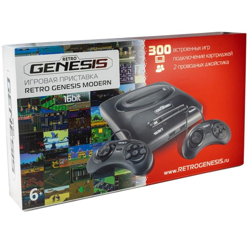 Игровая консоль SEGA Retro Genesis Modern + 300 игр (ConSkDn92) - фото #1