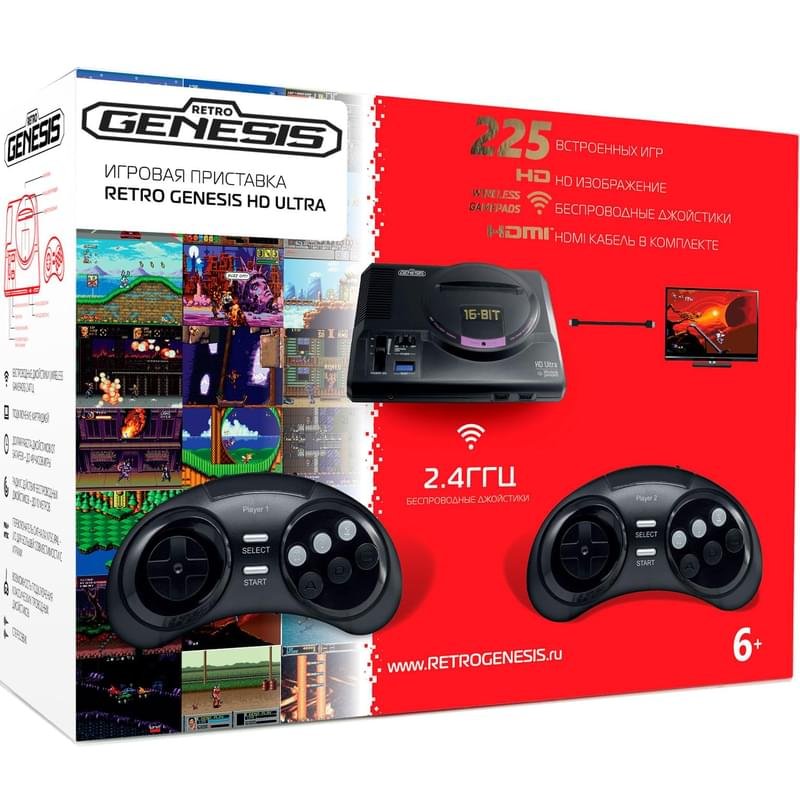 Игровая консоль SEGA Retro Genesis HD Ultra + 225 игр (ConSkDn73) - фото #2