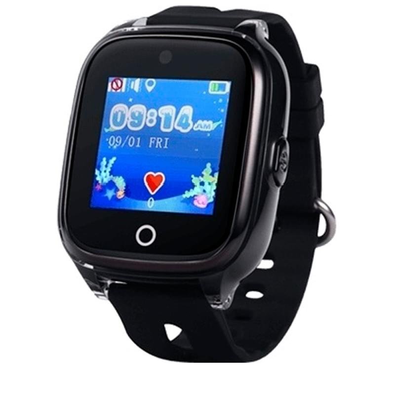 Детские смарт-часы с GPS трекером Wonlex Sirius KT01 черный - фото #0