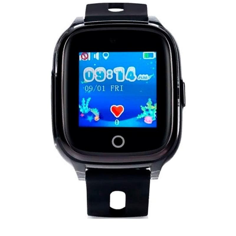 Детские смарт-часы с GPS трекером Wonlex Sirius KT01 черный - фото #1