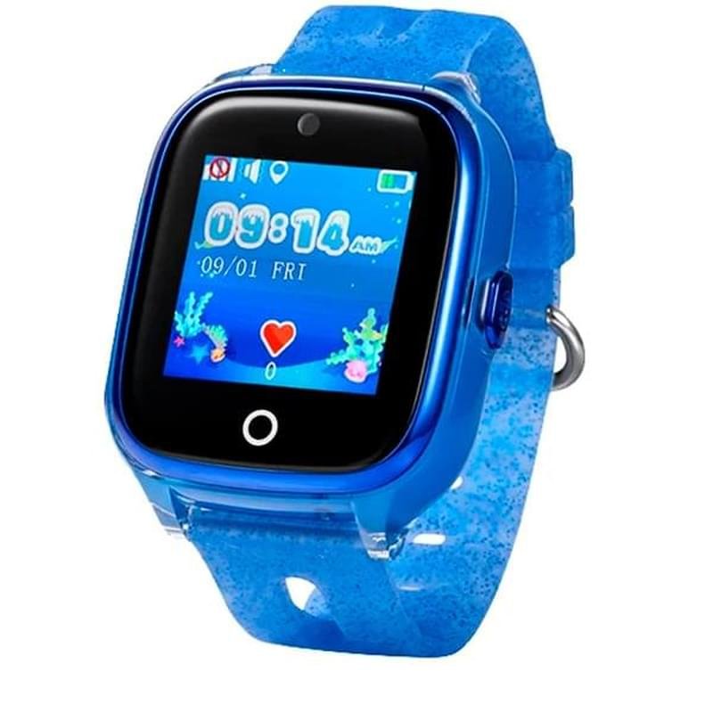 Детские смарт-часы с GPS трекером Wonlex Sirius KT01 синий - фото #0