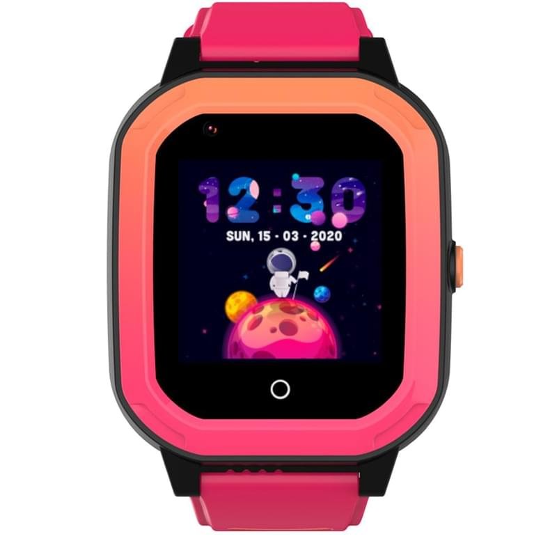 Детские смарт-часы с GPS трекером Wonlex с видеозвонком KT20 розовый - фото #1