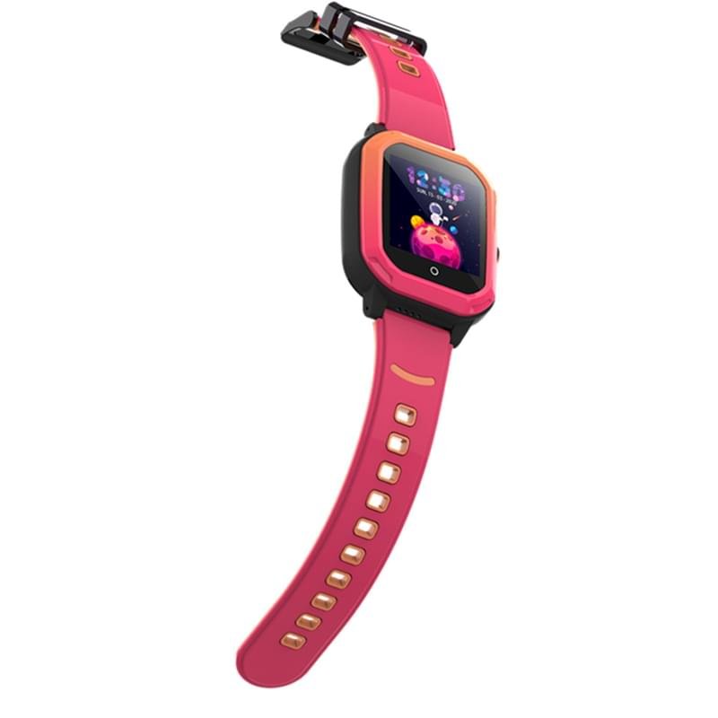 Детские смарт-часы с GPS трекером Wonlex с видеозвонком KT20 розовый - фото #5