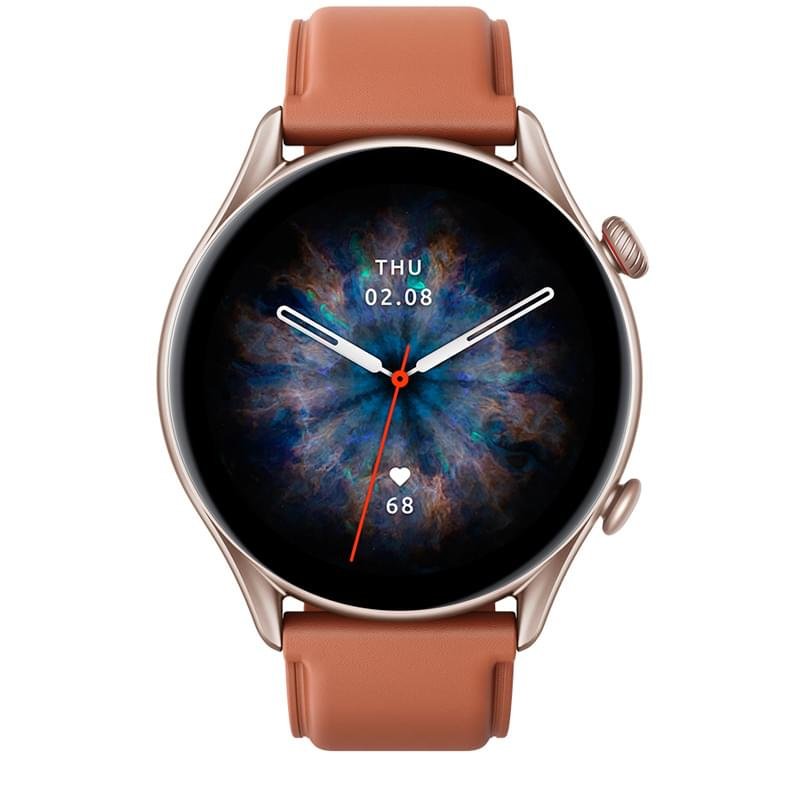 Смарт часы Amazfit GTR 3 Pro, Brown Leather (A2040) - фото #1