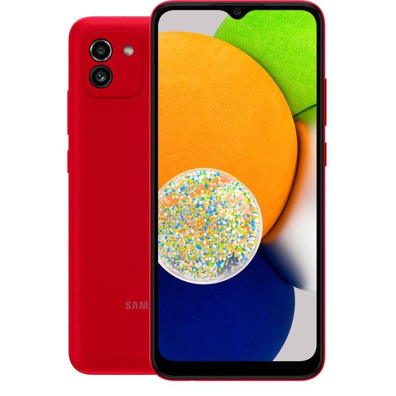 Смартфон Samsung Galaxy A03 64GB Red - фото #0