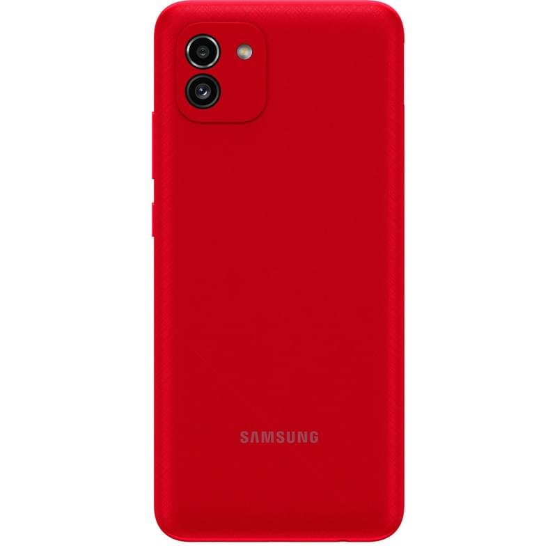 Смартфон Samsung Galaxy A03 64GB Red - фото #2