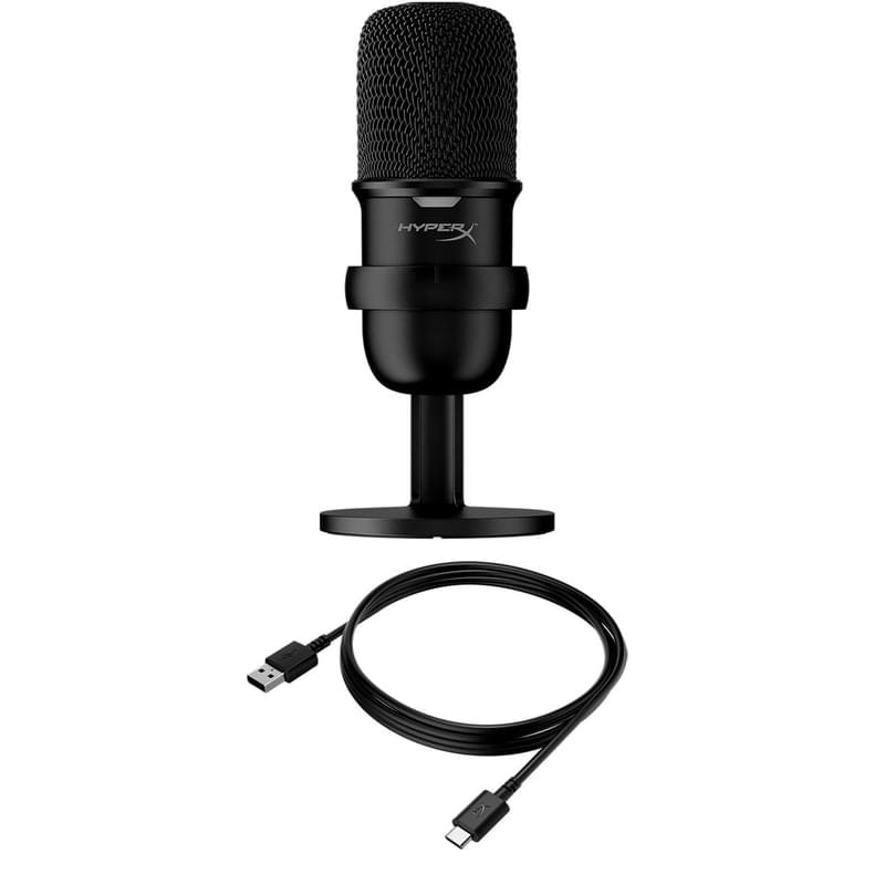 HyperX SoloCast Ойын микрофоны, Black (4P5P8AA) - фото #6