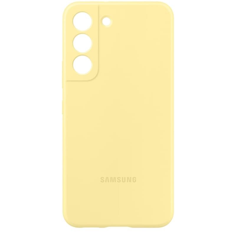 Чехол для Samsung Galaxy S22 Silicone Cover, Butter Yellow (EF-PS901TYEGRU) - фото #0