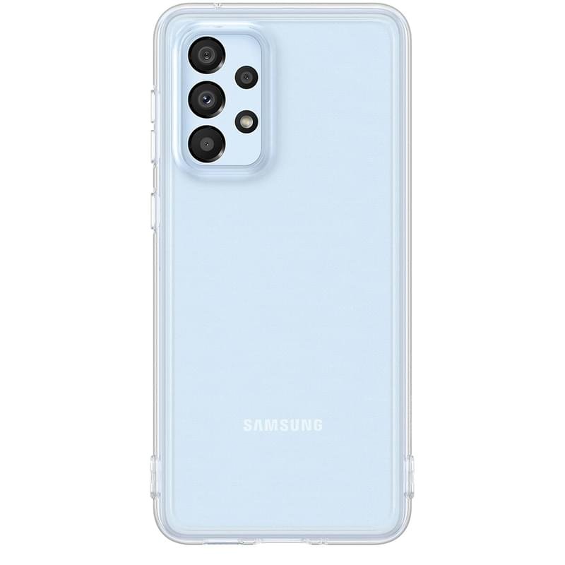 Чехол для Samsung Galaxy A33, Soft Clear Cover, Transparent (EF-QA336TTEGRU) - фото #0