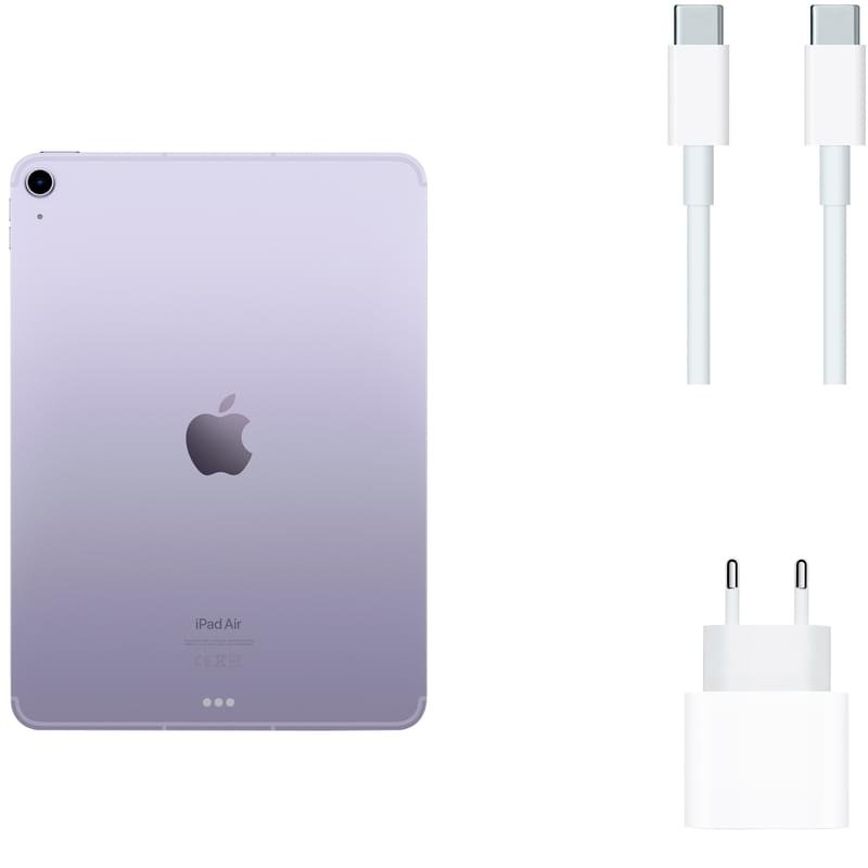 Планшет Apple iPad Air 10.9 2022 64GB WiFi + Cellular Purple (MME93RK/A) - фото #4