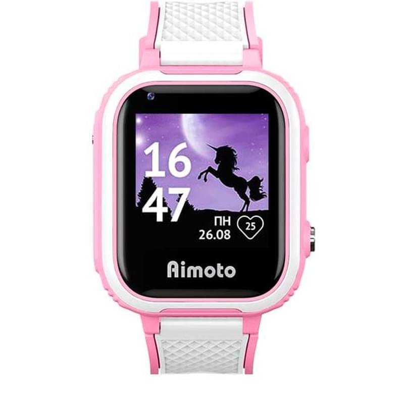 Детские смарт-часы с GPS трекером Aimoto Pro Indigo 4G, Pink (9500103) - фото #1