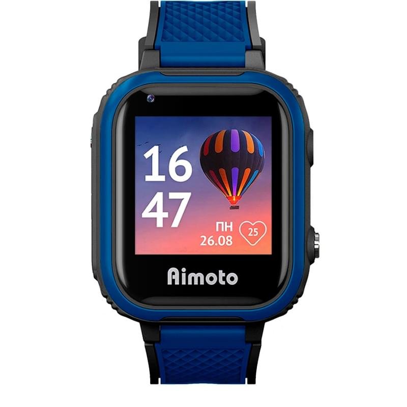 Детские смарт-часы с GPS трекером Aimoto Pro Indigo 4G, Black (9500102) - фото #1