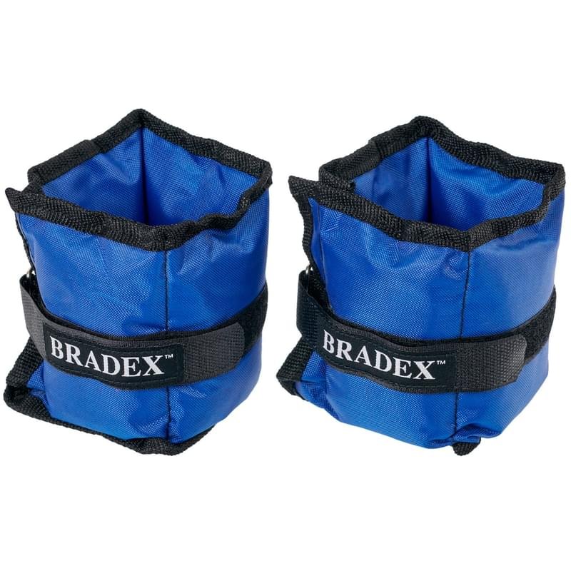 Bradex қолға және аяққа арналған ауырлатқыштары 2 дн. *0,5 кг, көк - фото #3