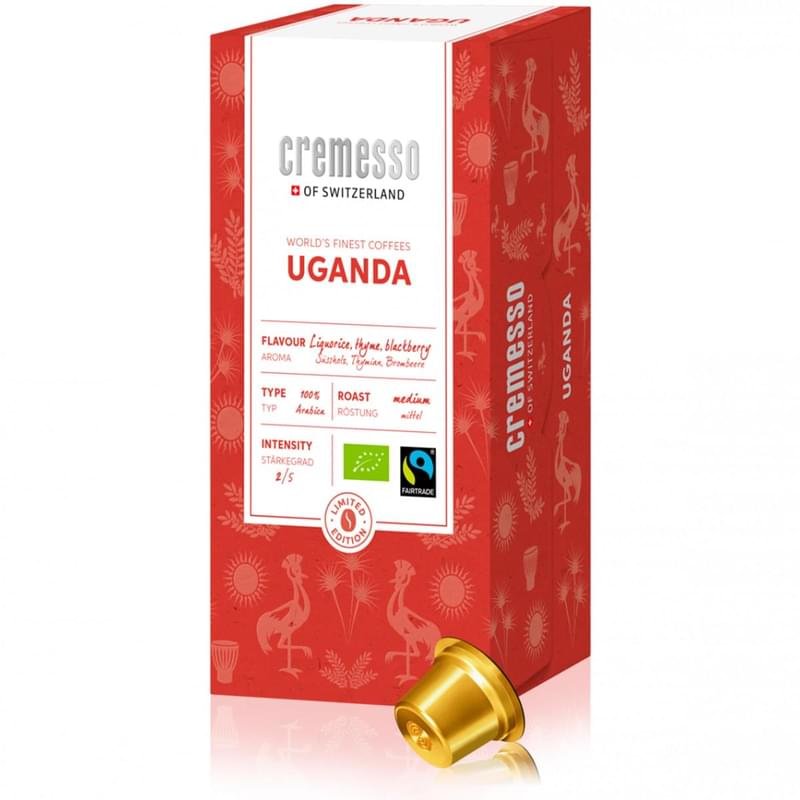 Капсулы кофейные Cremesso Bio FT Uganda 16 шт - фото #0