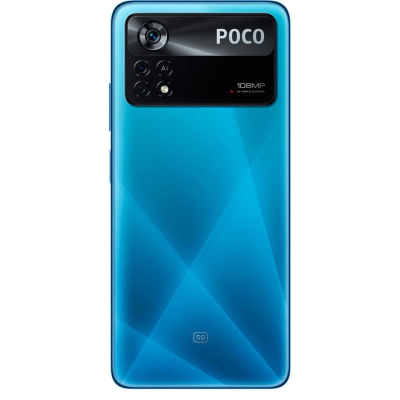 Смартфон Poco X4 Pro 256GB Laser Blue - фото #2