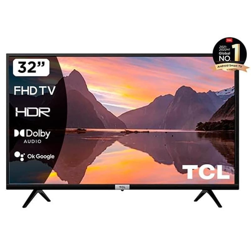 TCL 32" 32S5200 LED HD теледидары Android Black - фото #0
