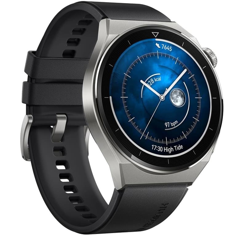 Смарт часы HUAWEI Watch GT3 Pro (46mm) Black Fluoroelastomer Strap - фото #2