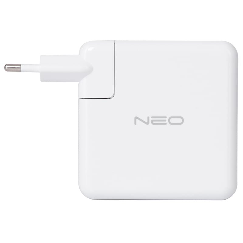 Адаптер питания Neo 3*USB, 1*USB Type-C 3A, 61W (PD), White (AC-61W-PD-WH) - фото #0