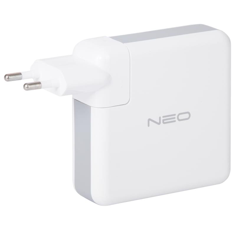 Адаптер питания Neo 3*USB, 1*USB Type-C 3A, 61W (PD), White (AC-61W-PD-WH) - фото #2