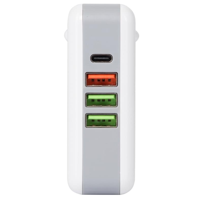 Адаптер питания Neo 3*USB, 1*USB Type-C 3A, 61W (PD), White (AC-61W-PD-WH) - фото #4