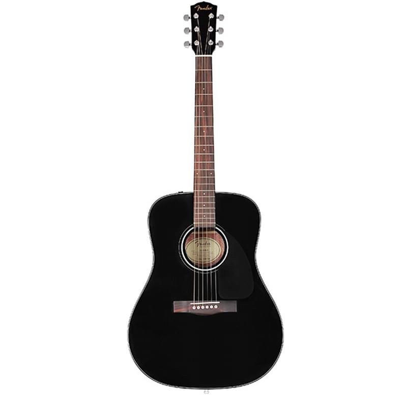 Акустическая гитара Fender CD-60 Dread V3 DS Black WN - фото #0