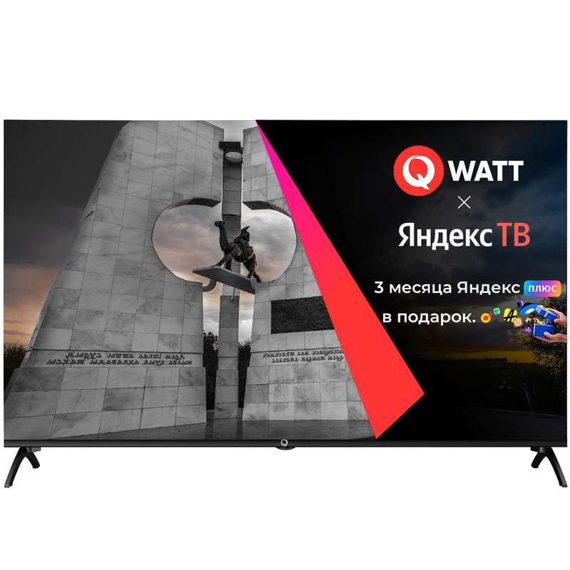 Телевизор QWATT 43" Q43YK-MB LED UHD Smart Black (4K) - фото #0