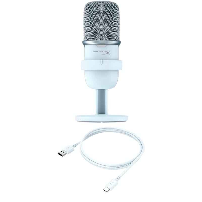 Микрофон игровой HyperX SoloCast, White (519T2AA) - фото #5